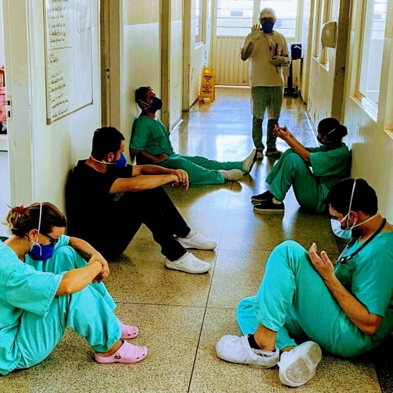 Foto da semana: A batalha contra a covid-19