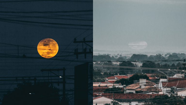 ‘Superlua’ é vista no céu de Adamantina e manhã tem eclipse lunar