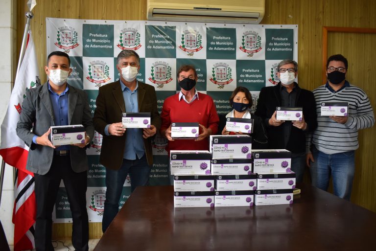 Adamantina recebe 3 mil testes para diagnóstico da covid-19
