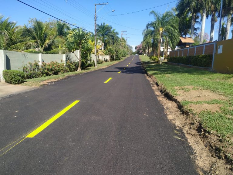 Recapeamento no Parque dos Lagos está concluído em Adamantina