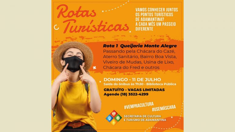 Secretaria de Cultura e Turismo promove ‘Rotas Turísticas’