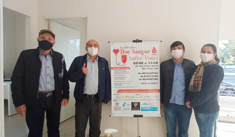 Campanha do Rotary Club incentiva doação de sangue em Adamantina