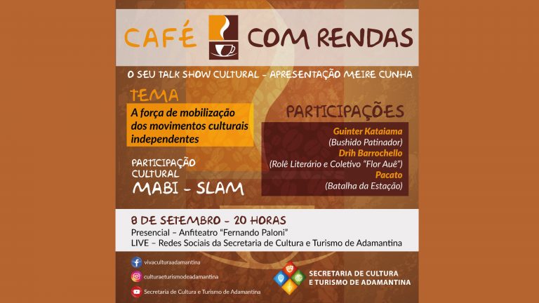 Talk show com artistas de Adamantina tem início nesta quarta