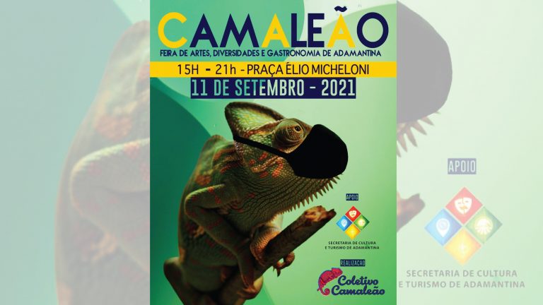 Camaleão reúne artes, diversidade, gastronomia e música neste sábado