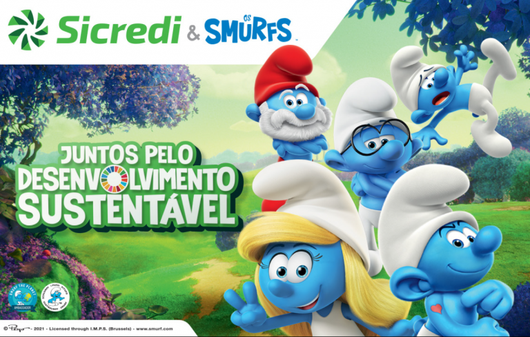 Sicredi e Smurfs se unem para promoção dos Objetivos de Desenvolvimento Sustentável