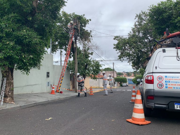 Energisa contabiliza mil ocorrências resultantes do temporal