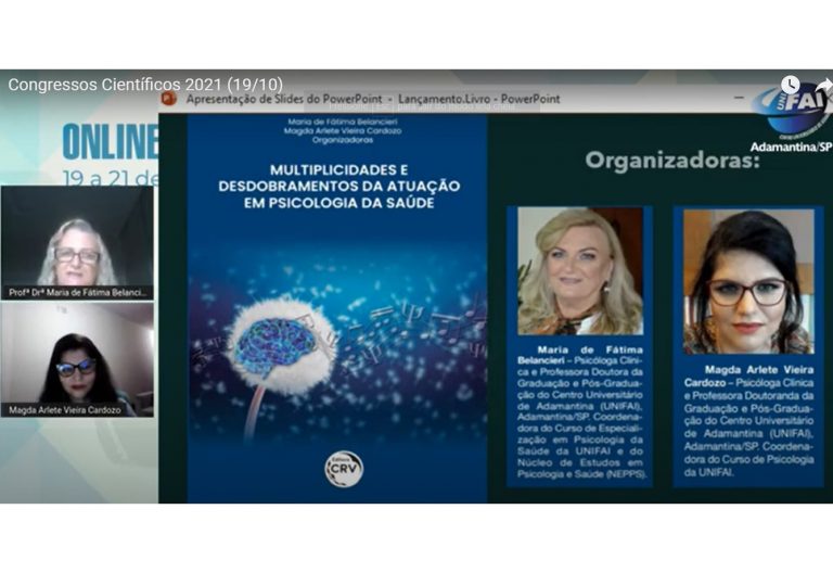 Professoras de Psicologia da UniFAI organizam livro fruto de produção científica da especialização em Psicologia da Saúde
