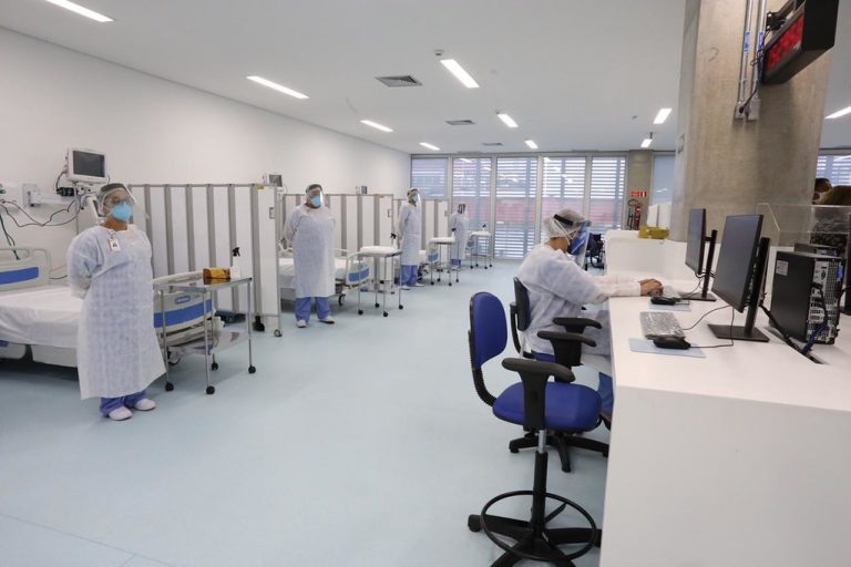 Em SP, 56% dos hospitais estaduais não têm mais pacientes de covid-19