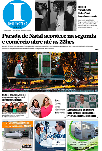 Parada de Natal acontece na segunda e comércio abre até as 22hrs