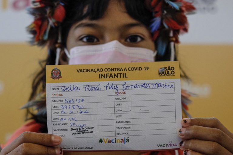 Adamantina inicia vacinação contra covid-19 de crianças de 5 a 11 anos com comorbidades nesta terça