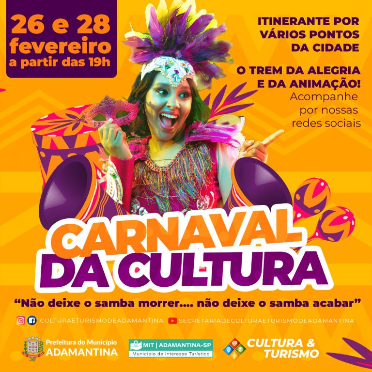 Adamantina terá carnaval itinerante