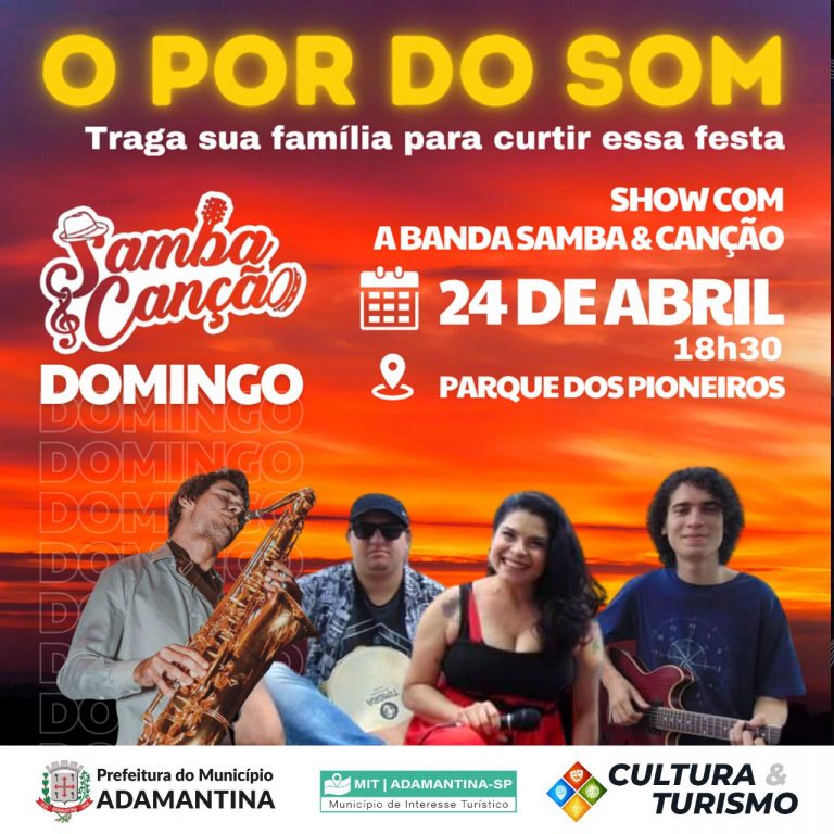 “O por do som” acontece hoje no Parque dos Pioneiros