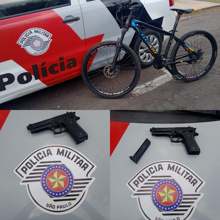 Polícia militar apreende menor por furto e apreensão de réplica de arma de fogo
