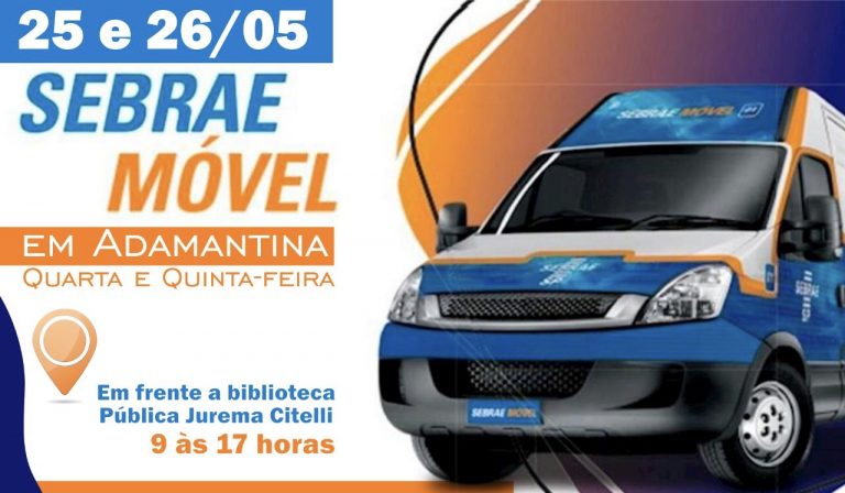 Adamantina recebe unidade do Sebrae Móvel