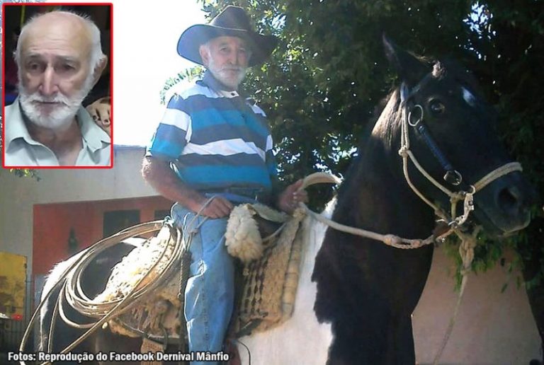 Idoso morre após cair de cavalo