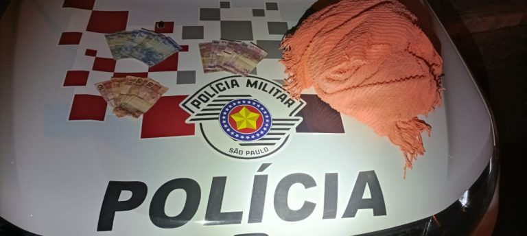 Indivíduo enrolado no cobertor assalta loja em Adamantina e vai preso