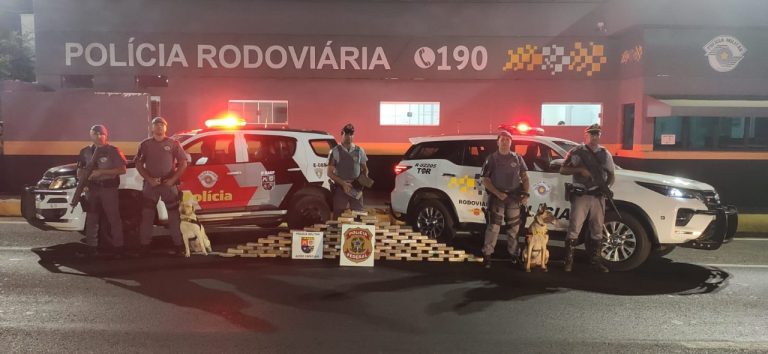 Polícia Rodoviária encontra quase 100kg de cocaína em ônibus