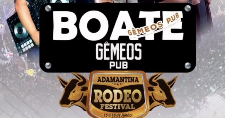 Rodeio de Adamantina terá boate Gêmeos Pub