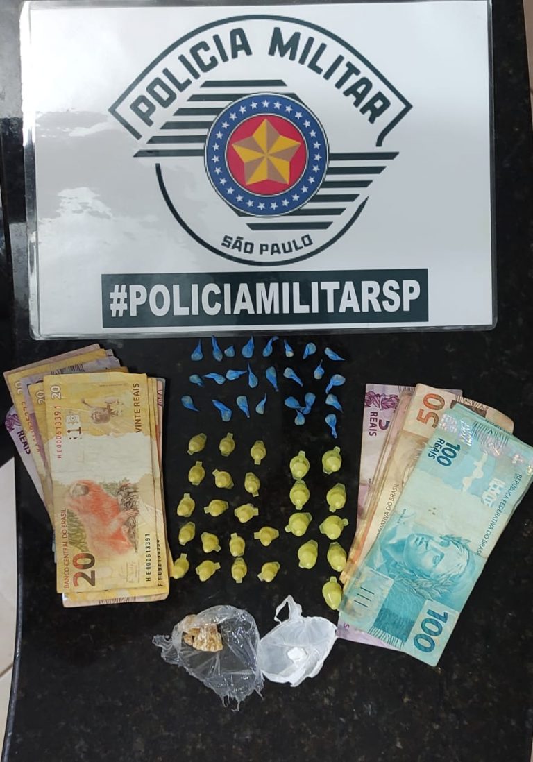 Polícia Militar registra ocorrência de tráfico
