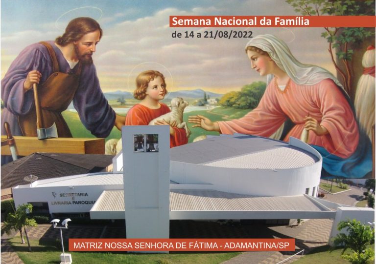 Confira a programação da Semana Nacional da Família