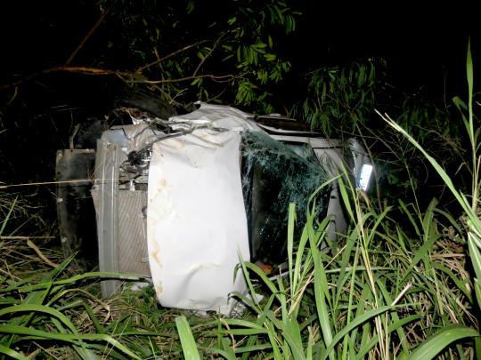 Jovem de 22 anos fica ferido em acidente na região