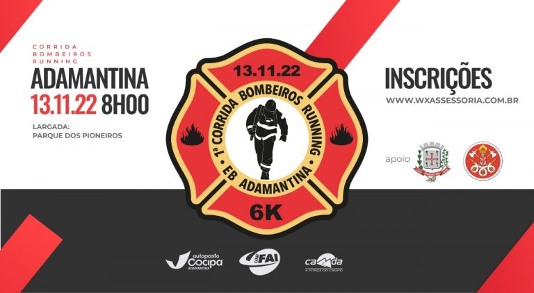 Inscrições para 1ª Corrida Bombeiros Running estão abertas