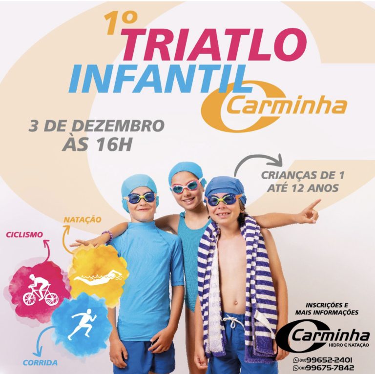 Natação Carminha promove o 1º Trialto Infantil