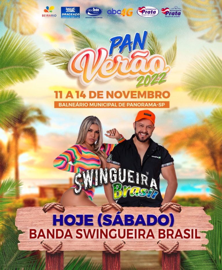 Pan Verão acontece até dia 14 com grandes shows e entrada franca