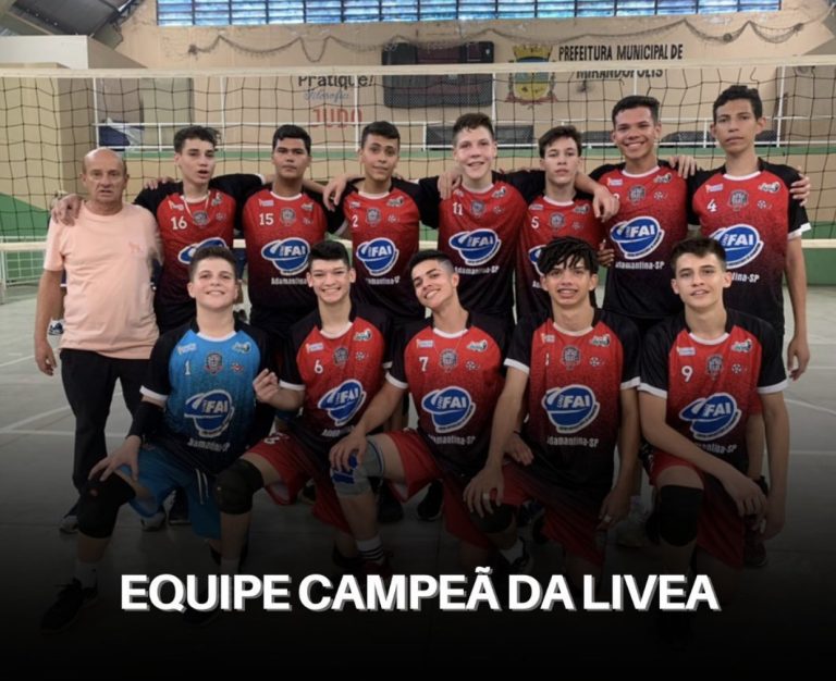Adamantina conquista o 1º lugar na Liga de Voleibol
