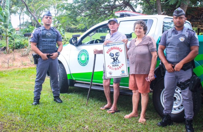 Parceria entre Prefeitura de Salmourão e Polícia Militar garante mais segurança no campo