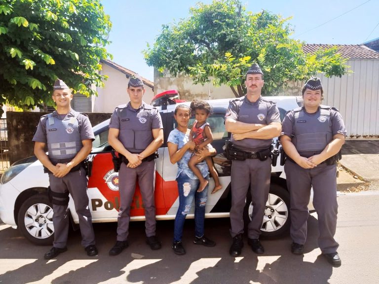 Polícia Militar auxilia família e localiza criança de 3 anos desaparecida