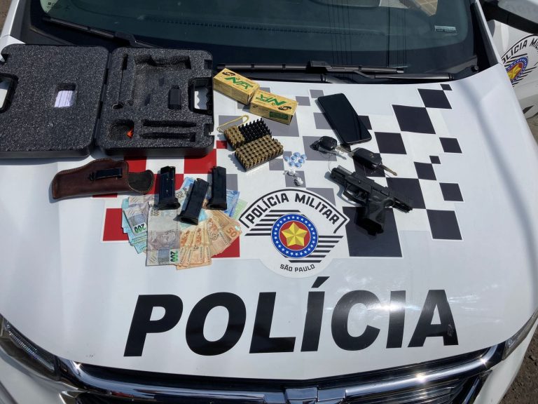 Após ser preso em flagrante por porte ilegal de arma de fogo, homem tem crise convulsiva, em Dracena