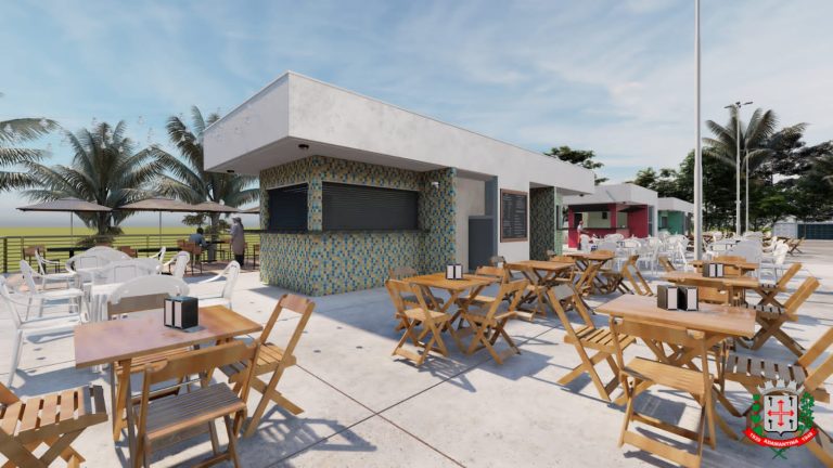 Parque dos Pioneiros ganhará cinco quiosques de alimentação