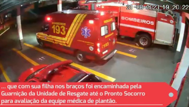 Bebê de 11 dias engasgada é salva por bombeiro em Adamantina nesta terça-feira (21)