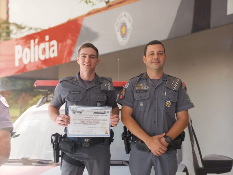 PM Felipe Morandi, que atua na 2ª Cia de Adamantina, é promovido para 1° Tenente