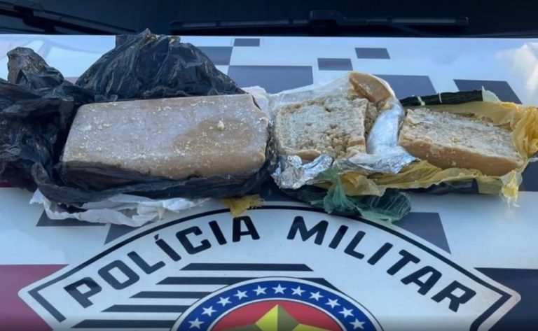 Homem tenta se desfazer de mochila com quase 2 quilos de crack, mas acaba preso durante abordagem, em Irapuru