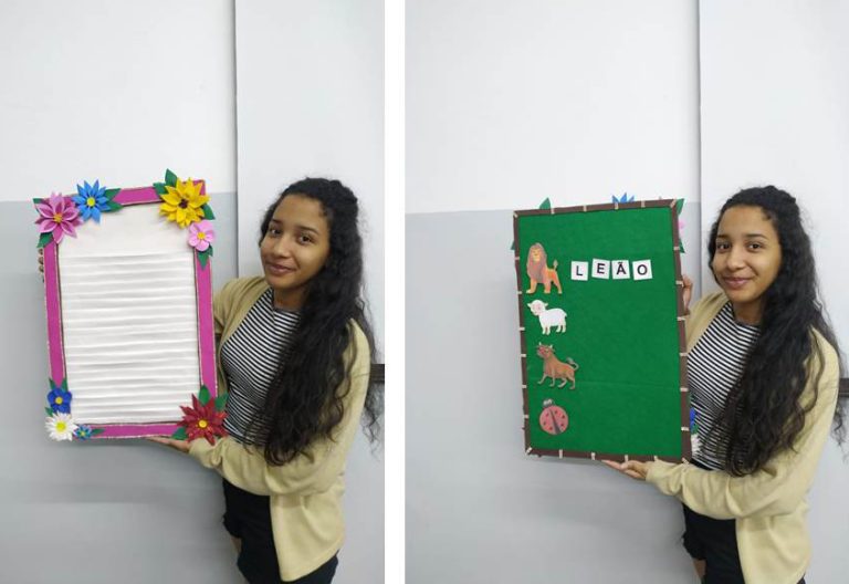 Alunos de Pedagogia confeccionam materiais didáticos em aulas práticas