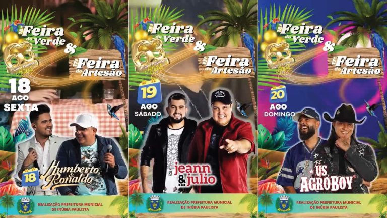 Inúbia Paulista completa 63 anos com diversos shows