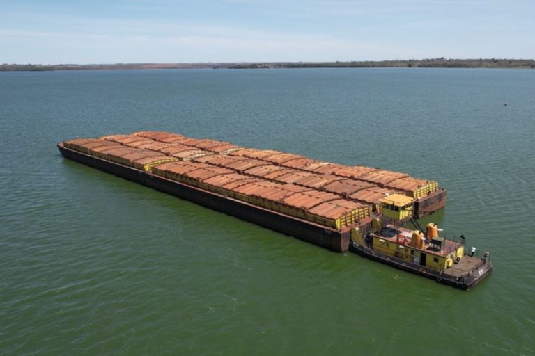 Hidrovia Tietê-Paraná bate recorde de movimentação de cargas em 2023