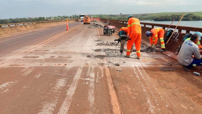 Ponte sobre o Rio Paranapanema será fechada temporariamente para obras de modernização