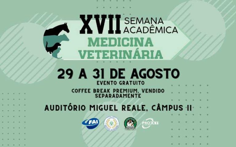 Medicina Veterinária realiza Semana Acadêmica nos dias 29 a 31 de agosto
