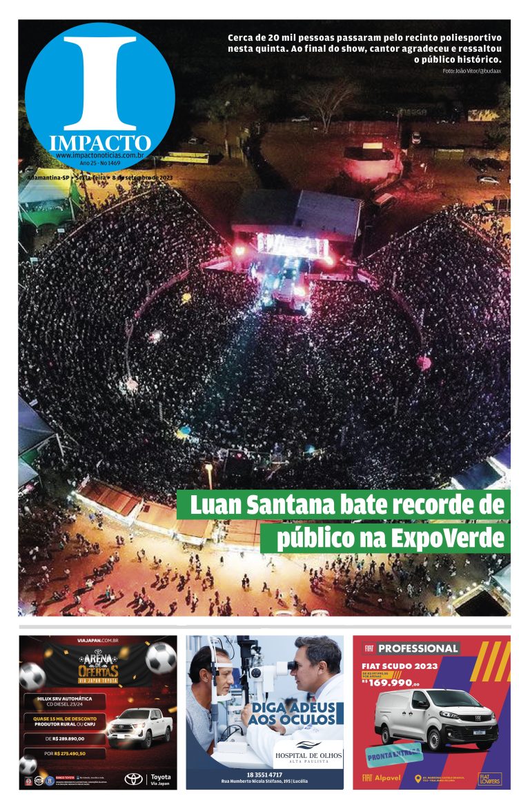 Jornal IMPACTO – edição de 8 de setembro