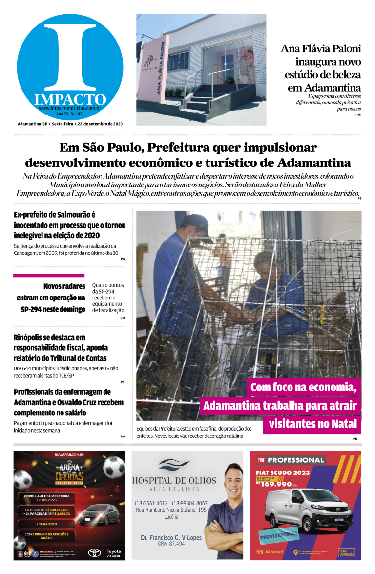 Jornal IMPACTO – edição de 22 de Setembro