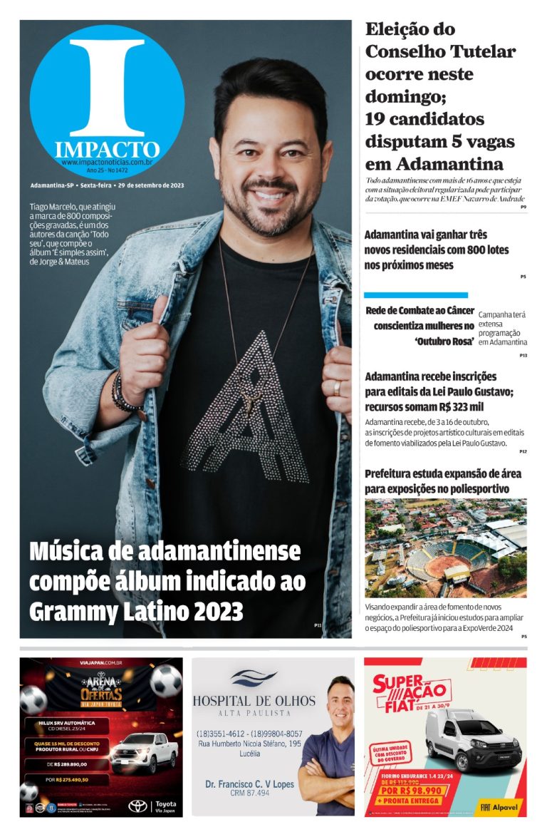 Jornal IMPACTO – edição de 29 de Setembro
