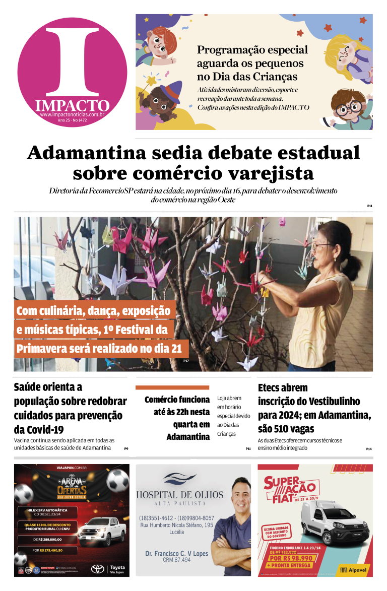 Jornal IMPACTO – edição de 06 de Outubro