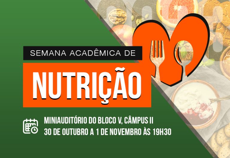 Nutrição promove Semana Acadêmica a partir do dia 30