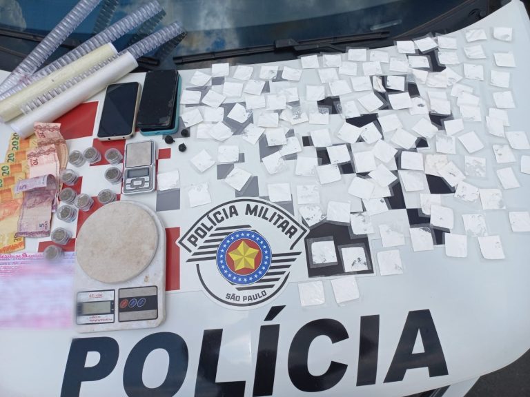 Após publicação de venda de maconha em rede social, três são presos em Pacaembu