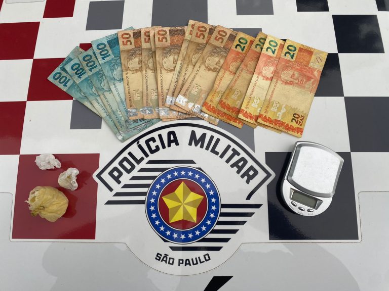 Morador de Lucélia é preso por tráfico de drogas após ser abordado pela PM de Adamantina