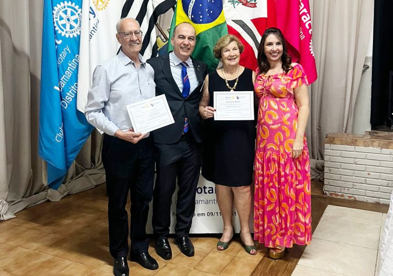 Licemare Simão Seixas e Alfredo Peixoto Martins são homenageados pelo Rotary