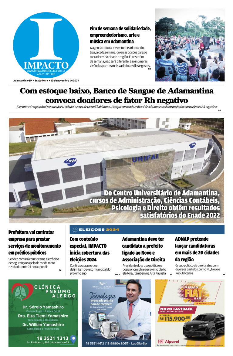 Jornal IMPACTO – edição de 10 de Novembro